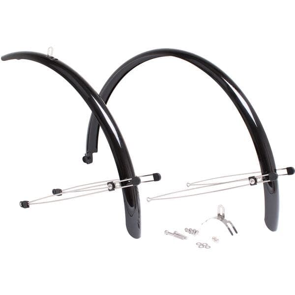 Load image into Gallery viewer, M Part Commute full length mudguards 700 x 55mm black

