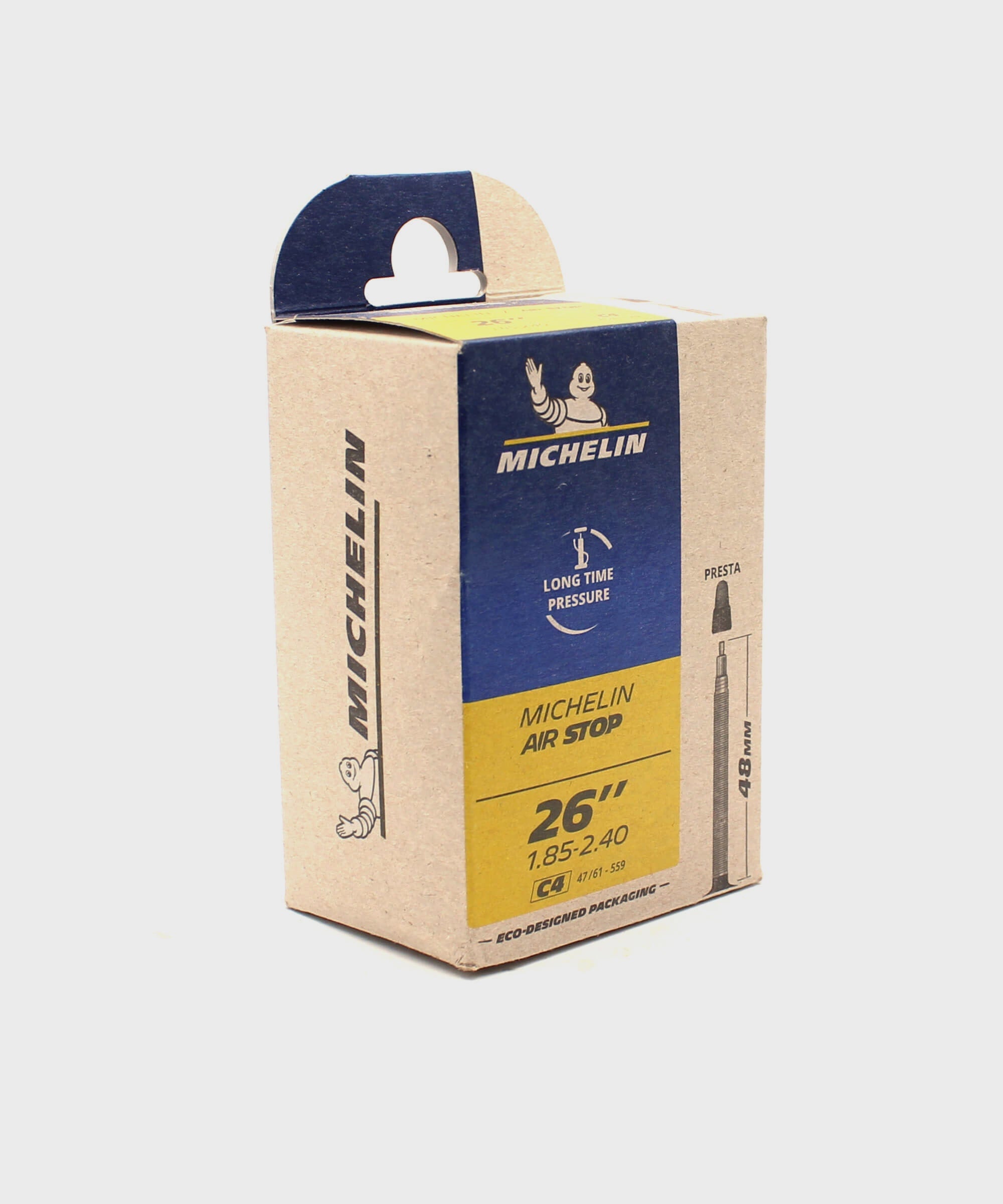 Michelin Airstop MTB Inner Tube - Case of 10 - 26" x 1.3-1.8 (Standard 48mm