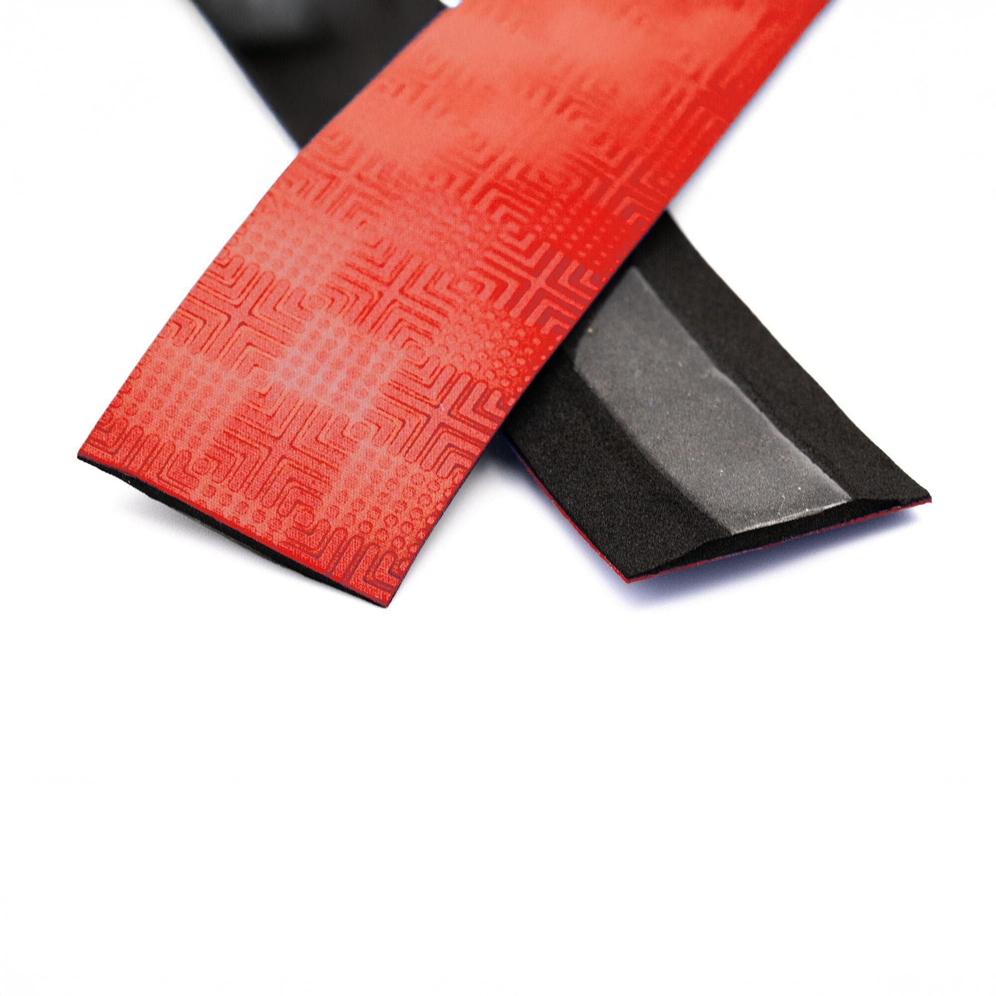 M Part Primo anti-slip bar tape with shock-absorbent silicone gel; red