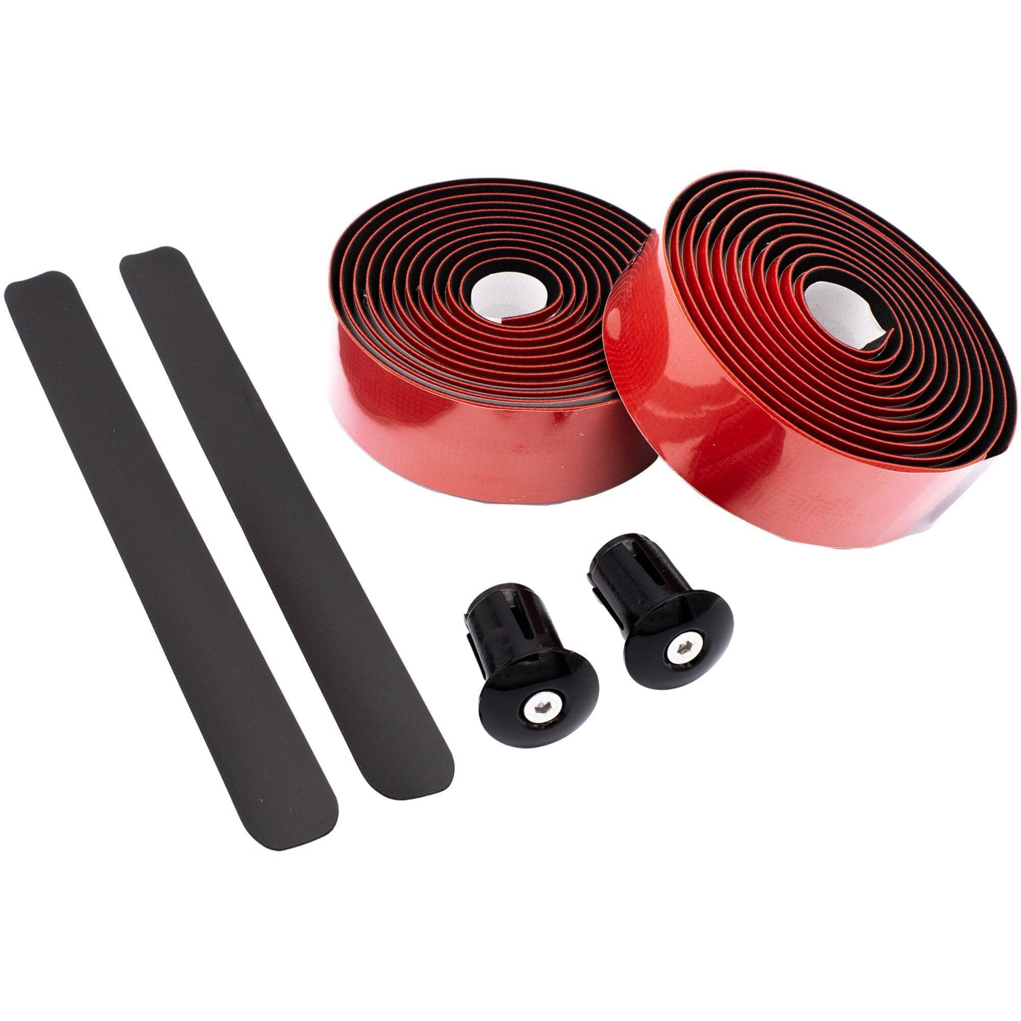 M Part Primo anti-slip bar tape with shock-absorbent silicone gel; red
