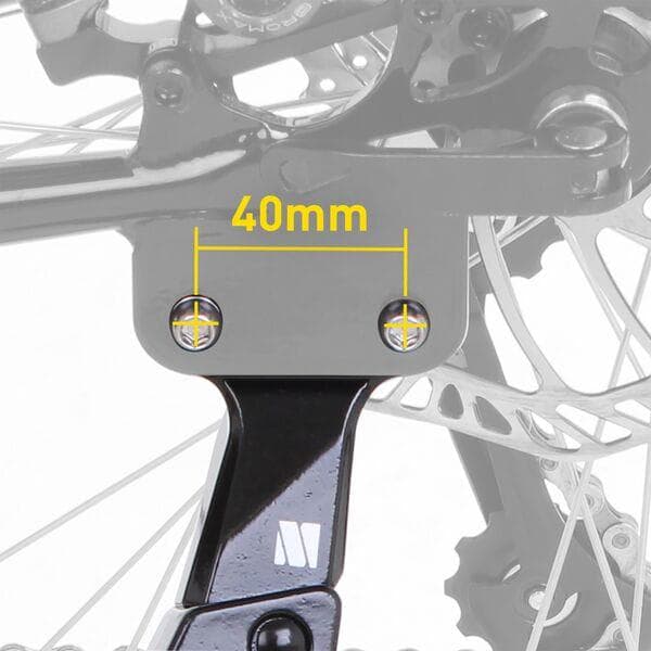 M Part Essential kickstand; 24-28 adjustable; 40mm mounting holes