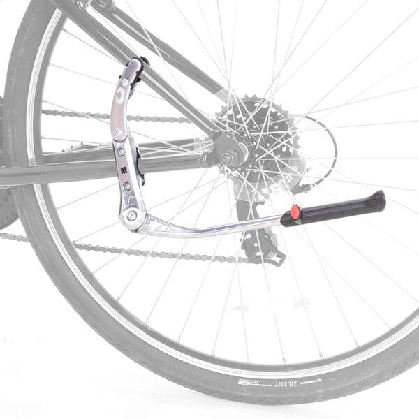 M Part Essential kickstand; 24-29 adjustable; mounts to chainstay and seatstay; 20kg