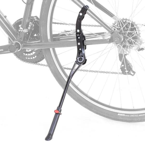 M Part Essential kickstand; 24-29 adjustable; mounts to chainstay and seatstay; 20kg