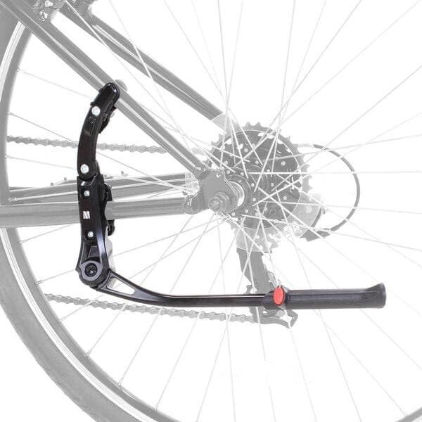 M Part Essential kickstand; 24-29 adjustable; mounts to chainstay and seatstay; 20kg