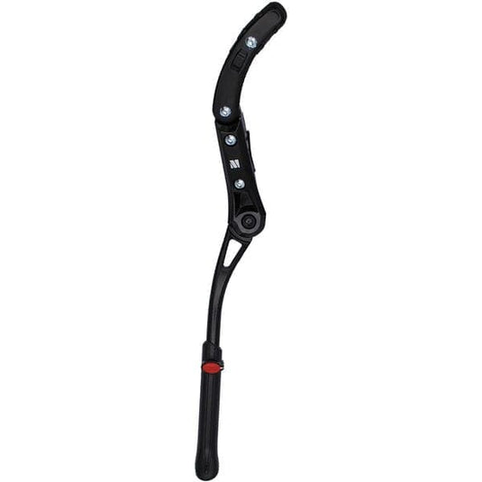 M Part Essential kickstand; 24-29 adjustable; mounts to chainstay and seatstay; 20kg