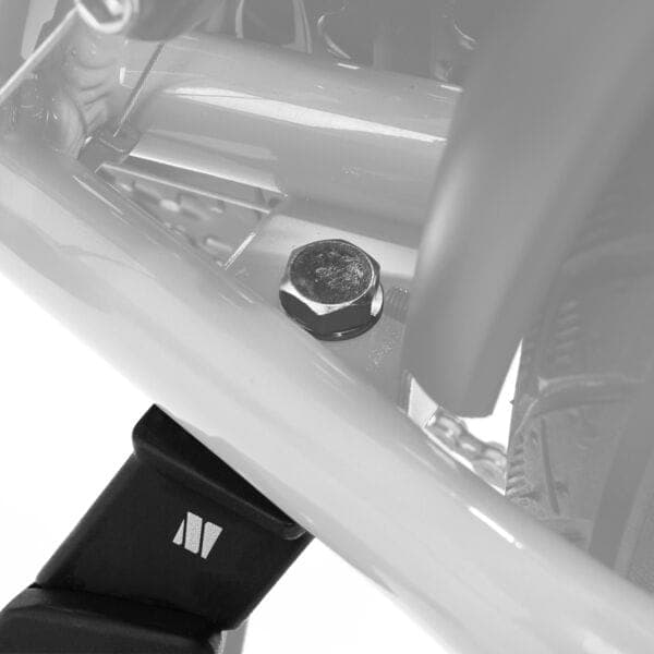 M Part E30 kickstand; 24-29 adjustable; 30kg rating; mounts to chainstay bridge