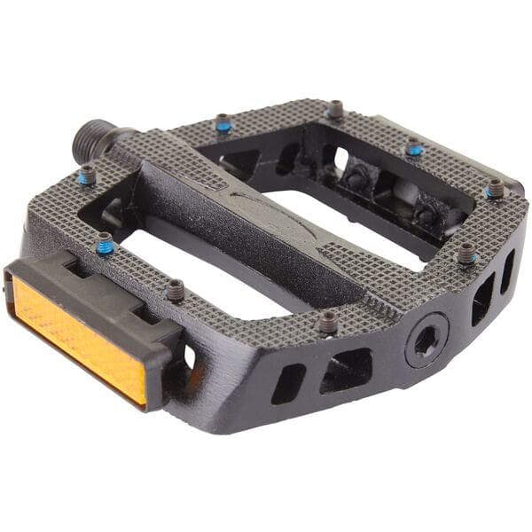 M Part Primo Alloy platform pedals with screw pins; 9/16 inch thread