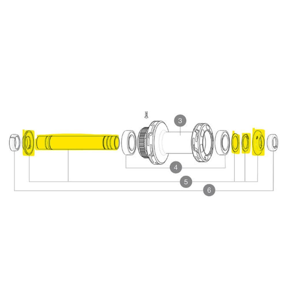 Mavic QRM Axle Kits Kit QRM Auto Frt Axle 12mm > 2019