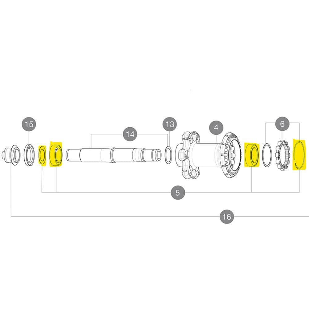 Mavic Kit ID360 Bearings 15x26x7 + 17x28x7