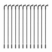 Mavic Aksium 1 Replacement Spokes Kit 12 Frt/Rr JBend Blk Round Spokes 286mm