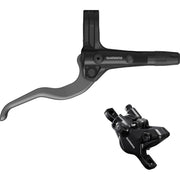 Shimano Non-Series MTB BR-MT410/BL-MT420 bled brake lever/post mount 2 pot calliper; right front