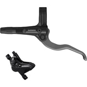 Shimano Non-Series MTB BR-MT420/BL-MT420 bled brake lever/post mount 4 pot calliper; left rear