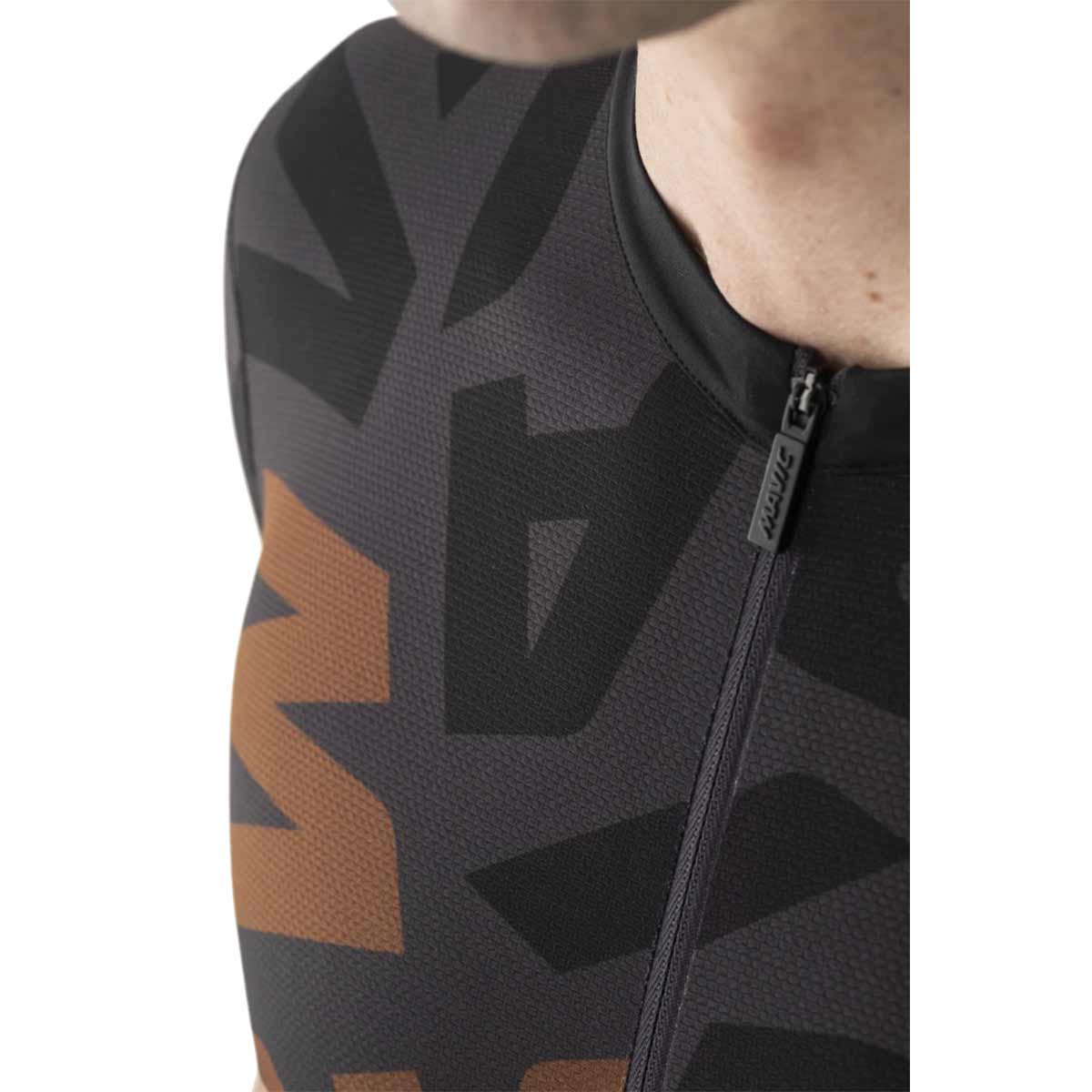 Mavic Aksium Graphic Mens Jersey Bronze Carbon L