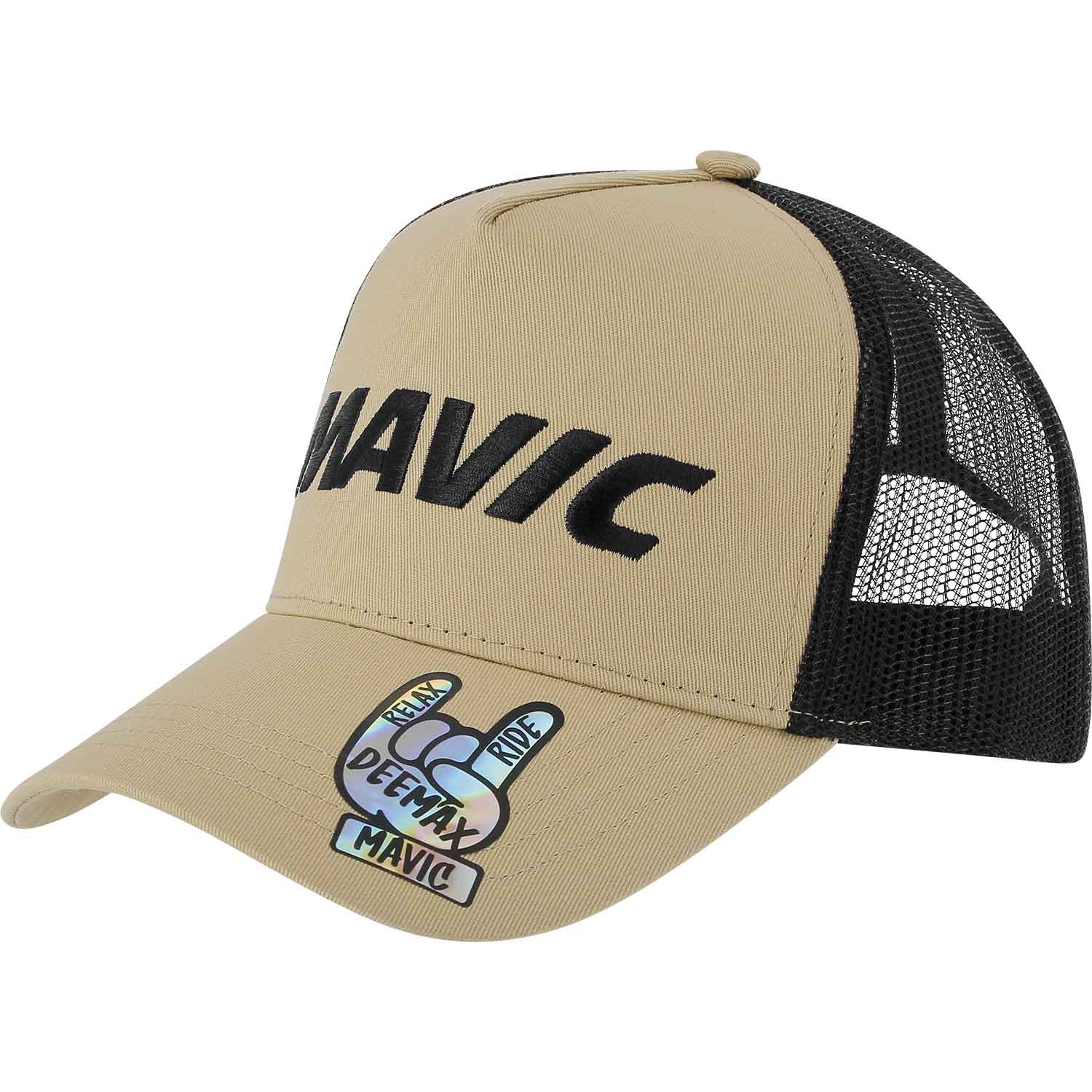 mavic-mavic-trucker-cap-off-white-black-one-size