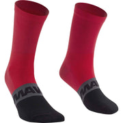 mavic-aksium-mid-sock-burgundy-black-39-42