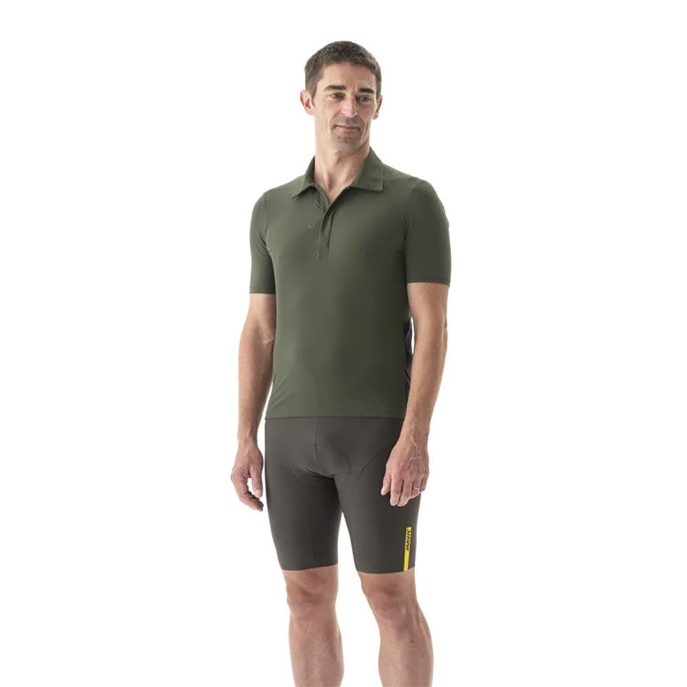 Mavic Allroad Mens Polo Army Green M
