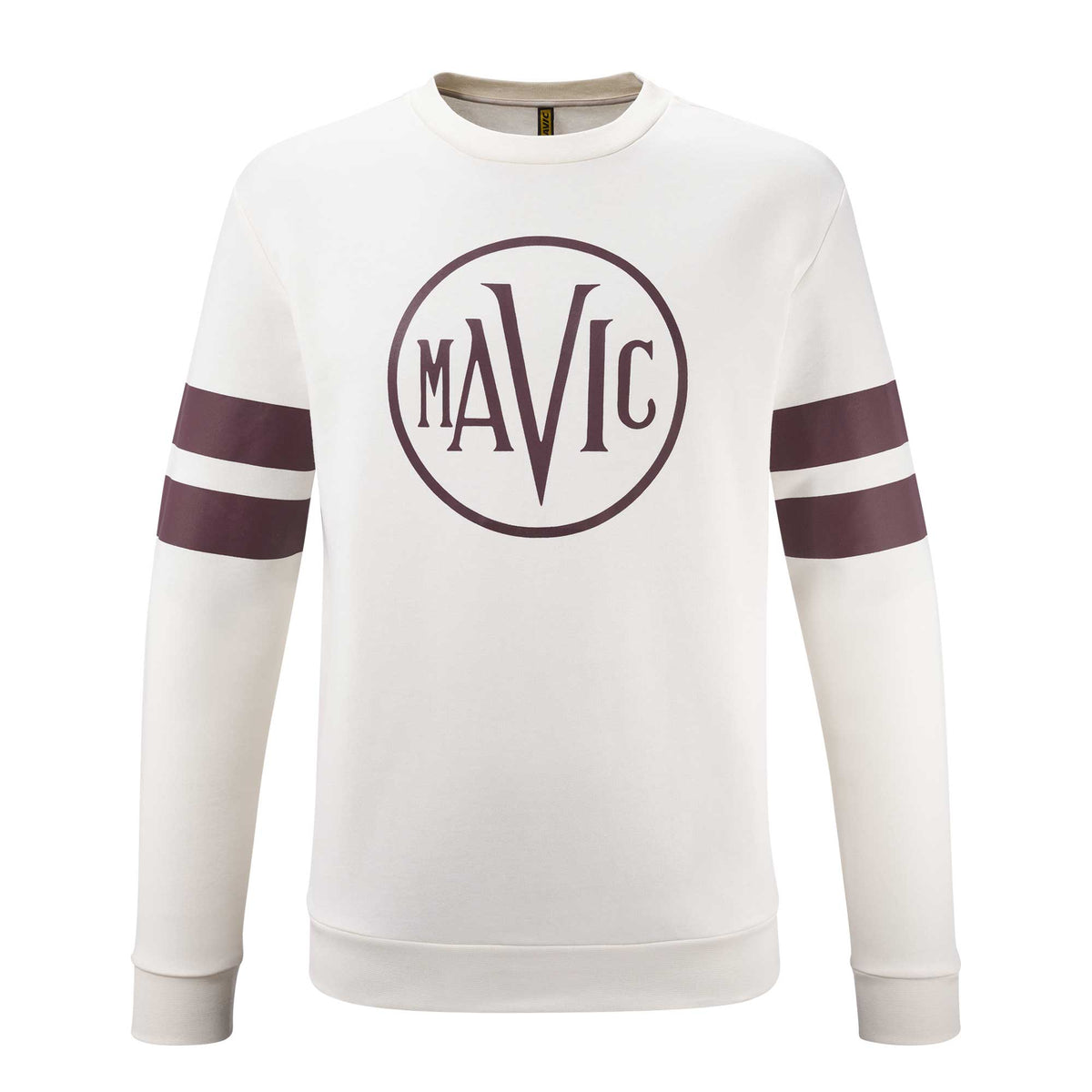 Mavic Heritage Logo Sweat Off-White Aubergine S