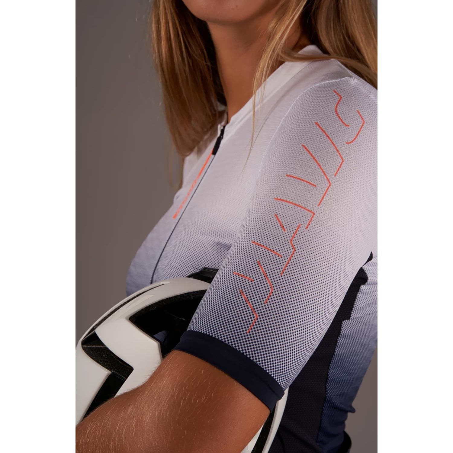 Mavic Essential Graphic Womens Jsy Deep Blue White XS