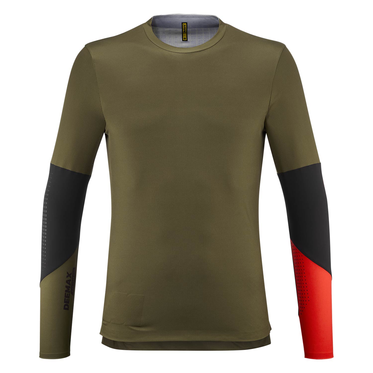 Mavic Deemax Enduro Pro LS Jersey Mens Olive/Orange M