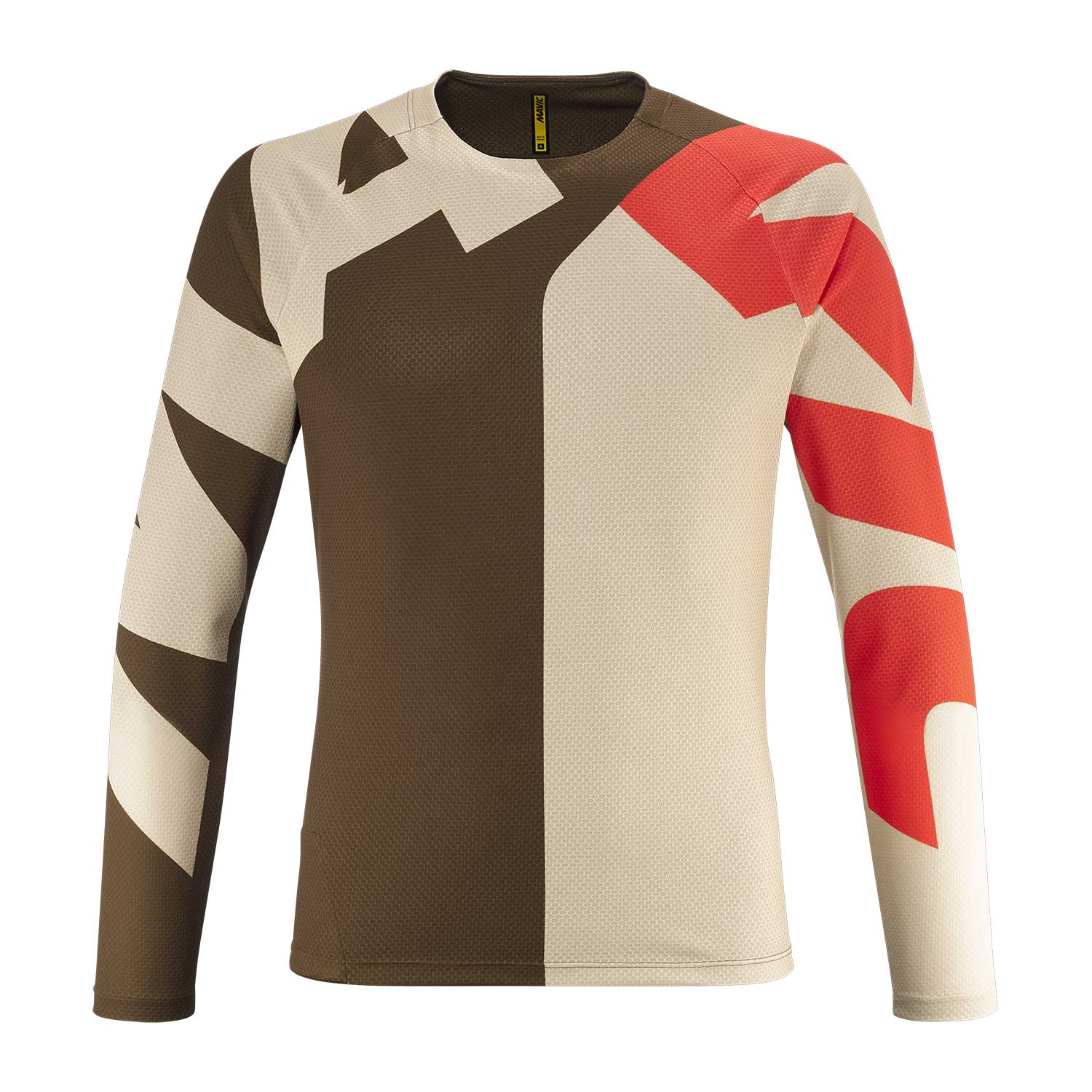 Mavic Deemax Enduro LS Jersey Mens Letters Burnt Olive M