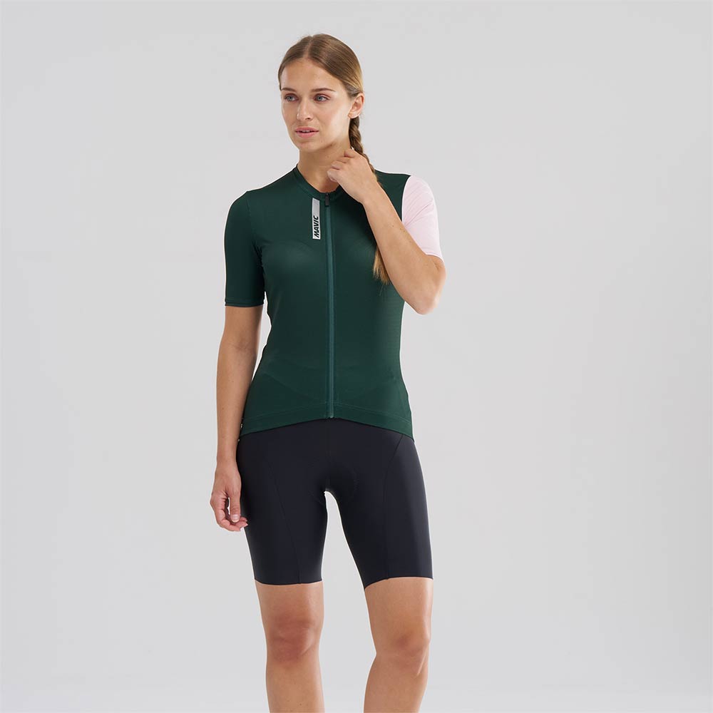 Mavic Essential Womens Short Sleeved Jersey - M - Green