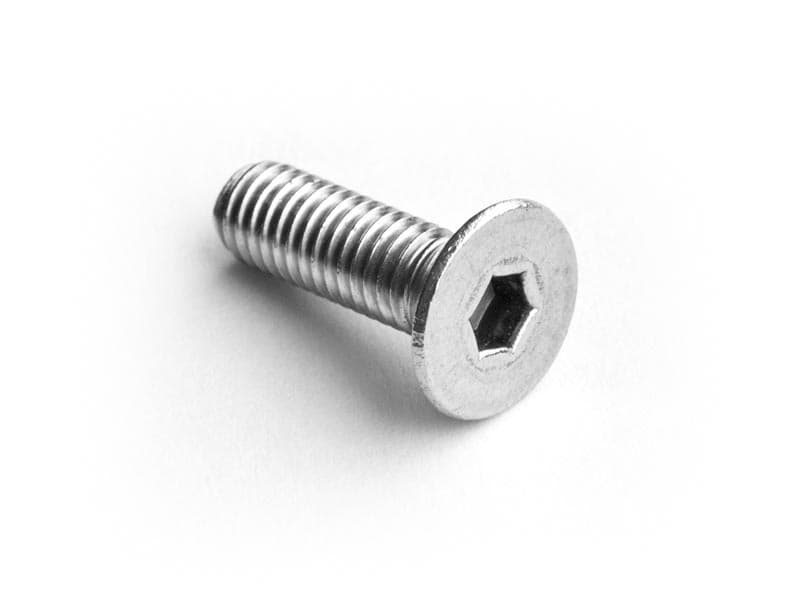 ID Countersunk Bolts Silver M5x12mm