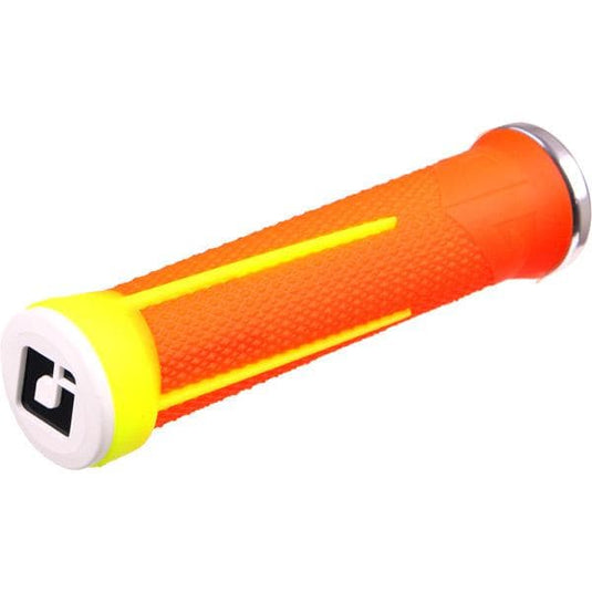 ODI AG1 MTB Lock On Grips 135mm - Orange / Yellow