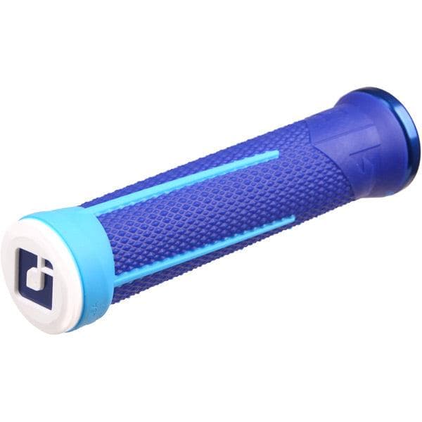 Load image into Gallery viewer, ODI AG1 MTB Lock On Grips 135mm - Blue / Blue
