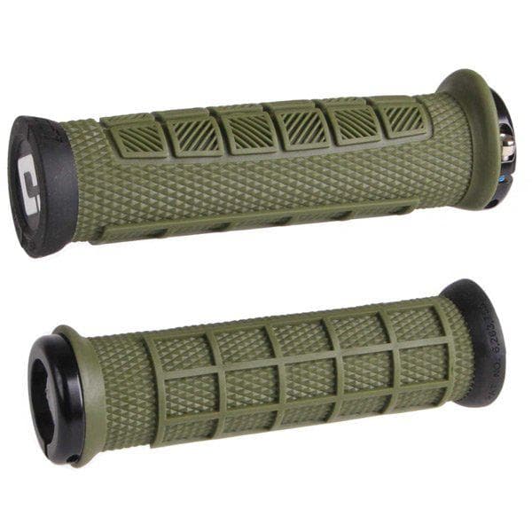 ODI Elite Pro MTB Lock On Grips 130mm - Army Green