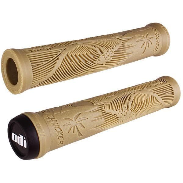 ODI Hucker BMX Grips NO Flange 160mm - Tan