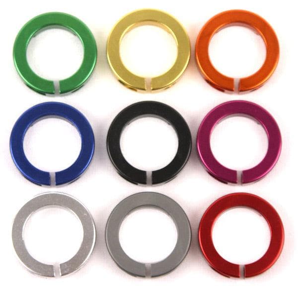 ODI Lock Jaw Clamps (Includes Snap Caps) - Red