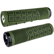 ODI Reflex XL MTB Lock On Grips 135mm - Army Green