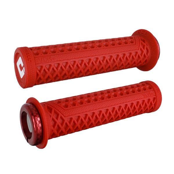 ODI Vans v2.1 MTB Lock On Grips 135mm - Red