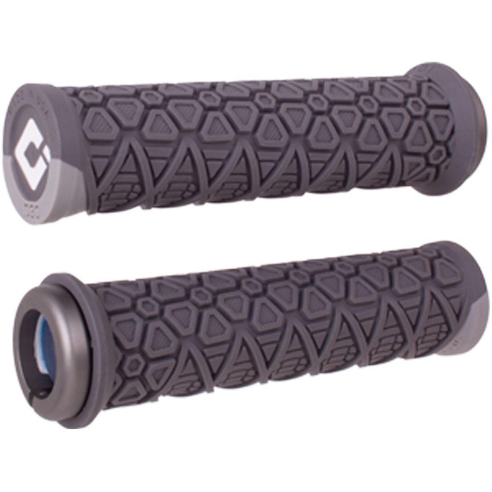 ODI-Vanquish-MTB-Lock-On-Grips-135mm---Graphite/Grey---featuring-D30