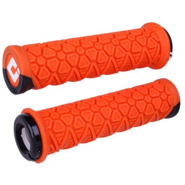 ODI Vanquish MTB Lock On Grips 135mm - Orange - featuring D30