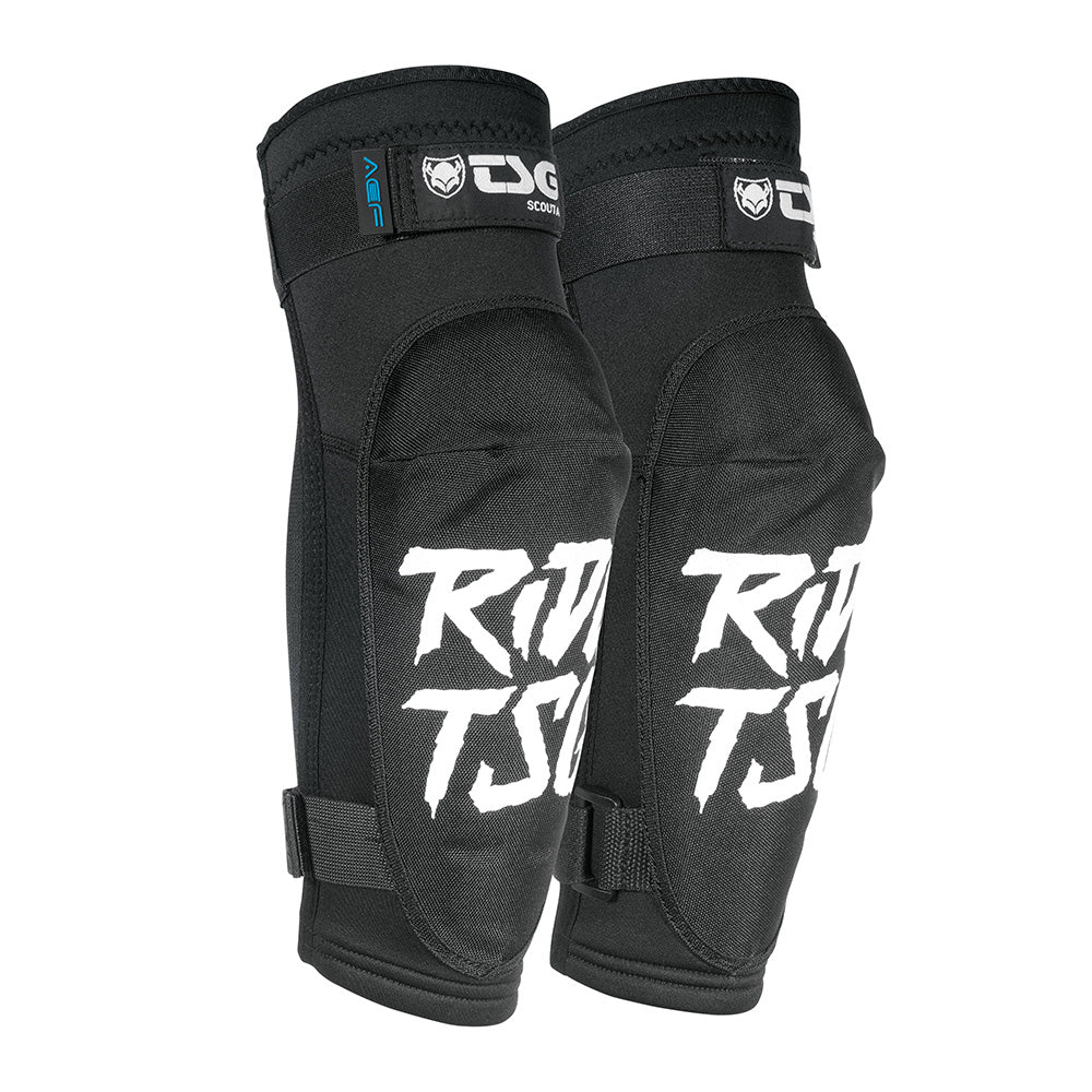 TSG Scout A Elbowguard Ripped Black XL