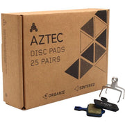 Aztec Organic Disc Brake Pads for Avid Elixir / DB / Sram XX / XO; box of 25