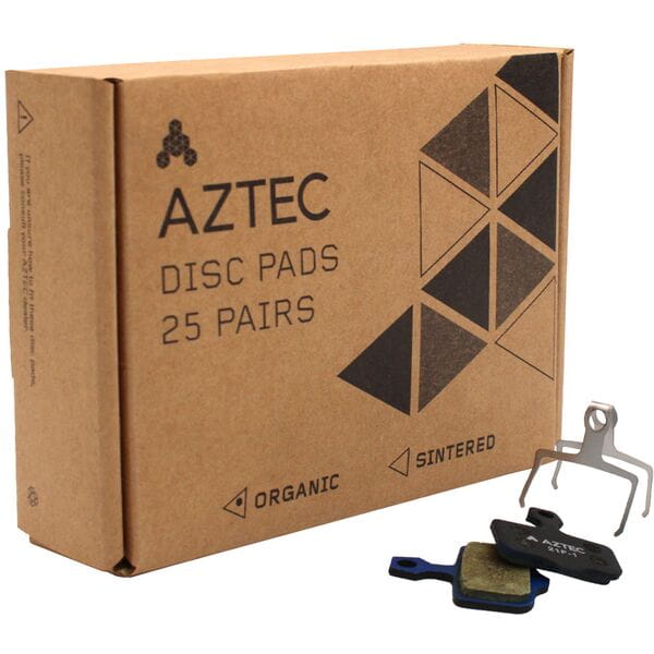 Aztec Organic Disc Brake Pads for Avid Elixir / DB / Sram XX / XO; box of 25