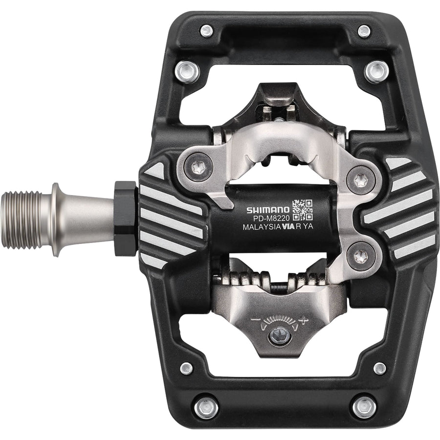 Shimano Deore XT PD-M8220 Deore XT SPD trail wide platform pedals; with CL-MT001 cleats