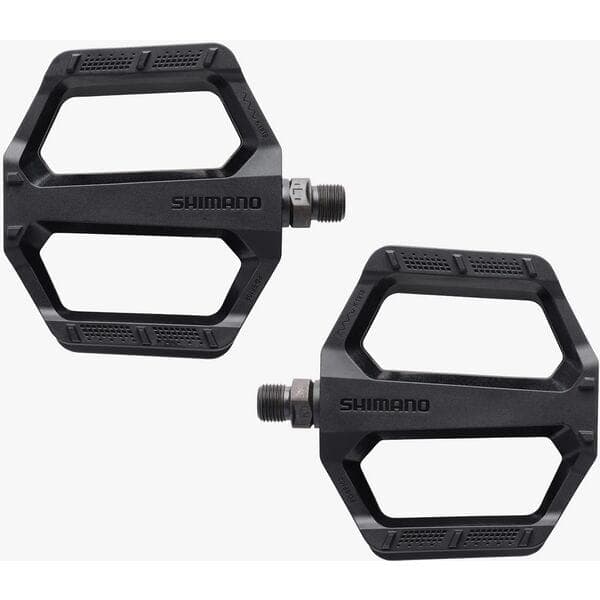 Shimano Pedals PD-EF102 flat pedals; resin; black