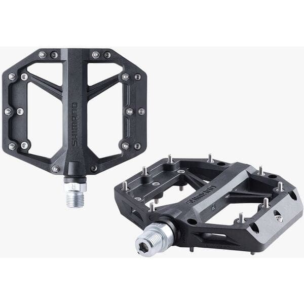 Shimano Pedals PD-GR400 flat pedals; resin with pins; black