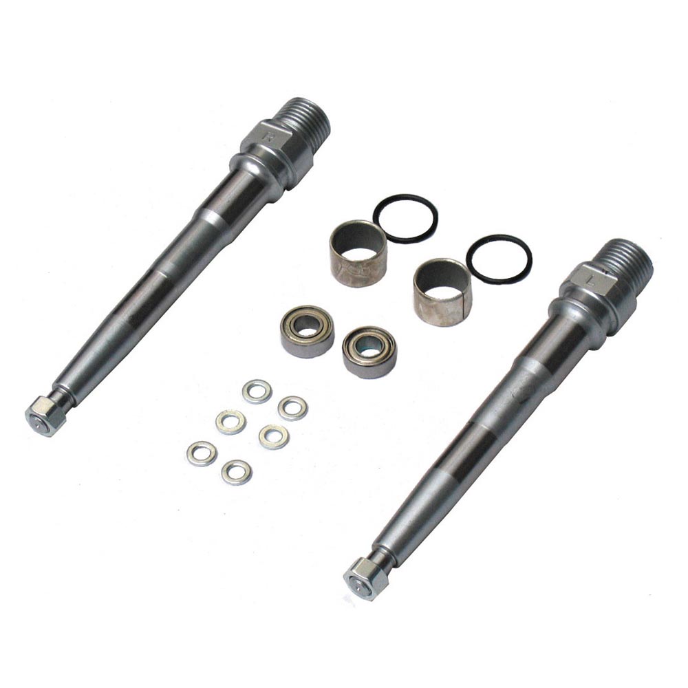 Gusset Components Slim Jim Axles Silver 9/16"
