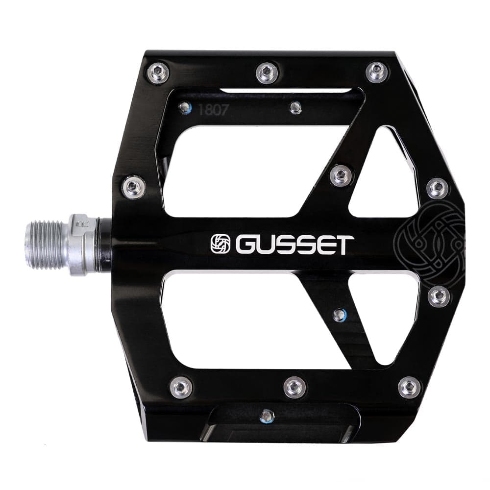 Gusset Components S2 Pedals Black 9/16"