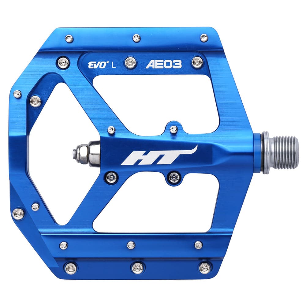 HT Components AE03 Pedals Dark Blue 9/16"