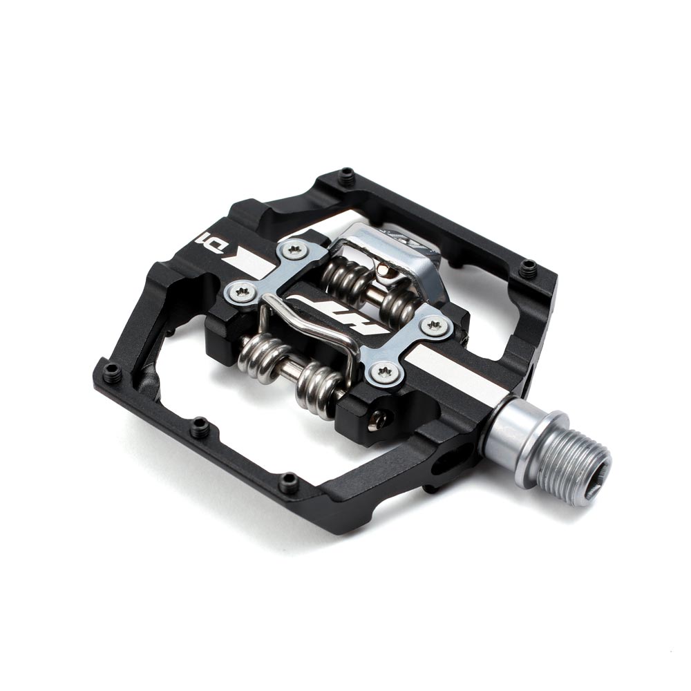 HT Components D1 Pedals Black 9/16"