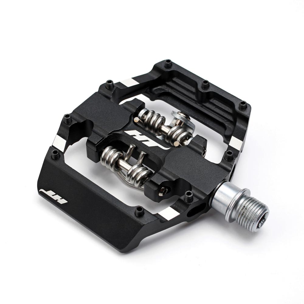 HT Components D1 Pedals Black 9/16"