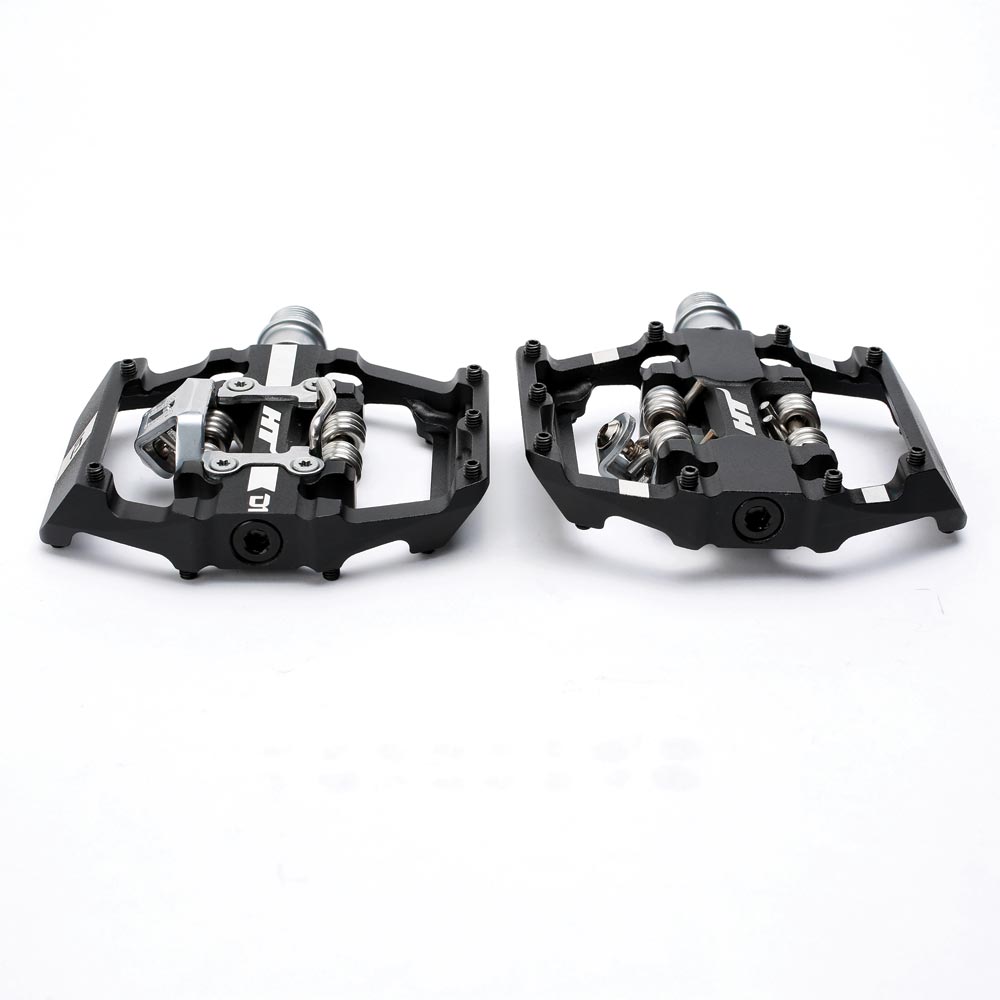 HT Components D1 Pedals Black 9/16"