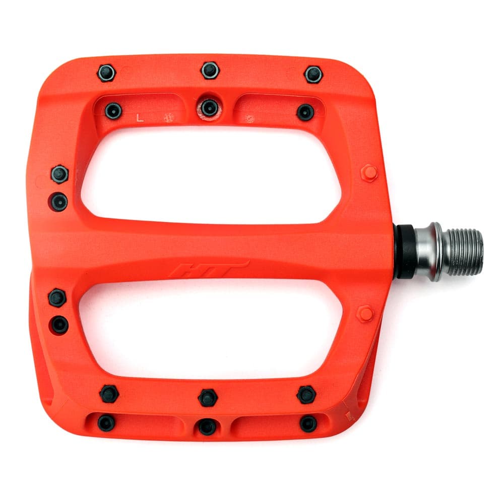 HT Components PA03A Pedals Neon Orange 9/16"