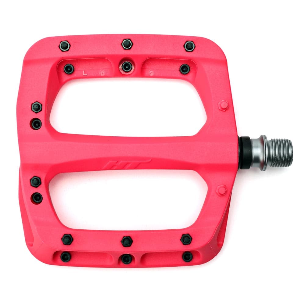 HT Components PA03A Pedals Neon Pink 9/16"