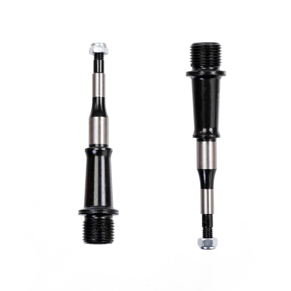 HT Components Pedal Axle Kit 9/16 Black